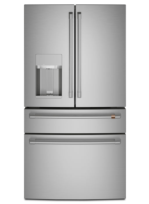 Cafe 36\" 27.8 Cu. Ft. French-Door Refrigerator - Stainless - CVE28DP2NS1