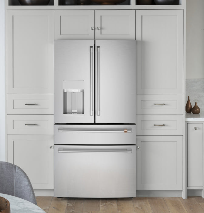 Cafe 36\" 27.8 Cu. Ft. French-Door Refrigerator - Stainless - CVE28DP2NS1