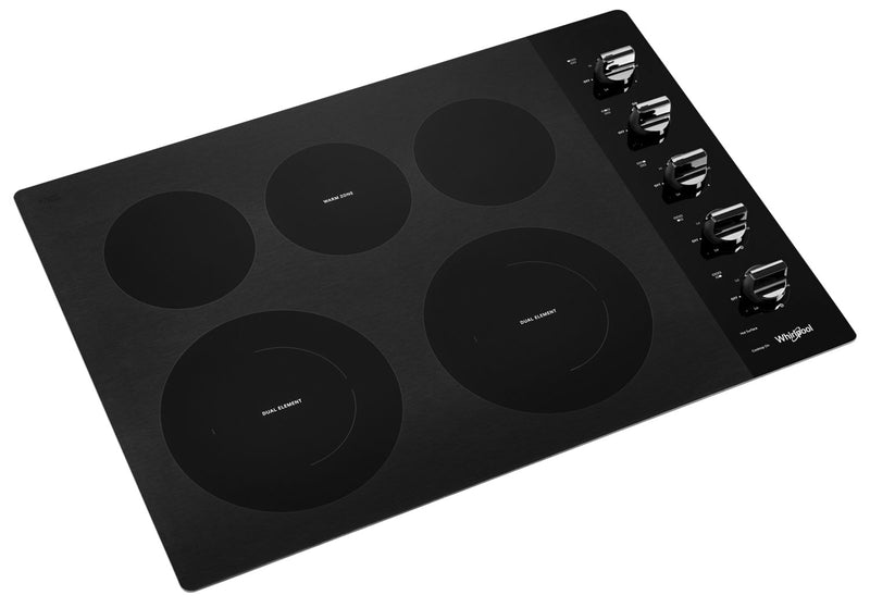 Whirlpool 30\" 5-Element Electric Cooktop - Black - WCE77US0HB