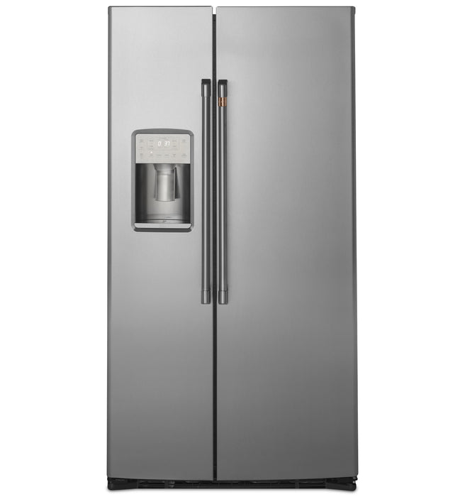 Cafe 36\" 21.9 Cu. Ft. Side-by-Side Refrigerator - Stainless - CZS22MP2NS1