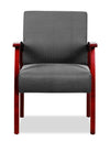Tygerclaw Mid Back Fabric Guest Chair (Cherry) 