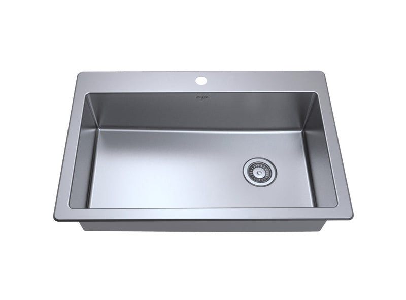 Ancona Valencia Series 33\" Dual Mount Kitchen Sink - AN-3334