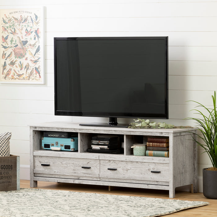 Exhibit 60\" TV Stand - Seaside Pine