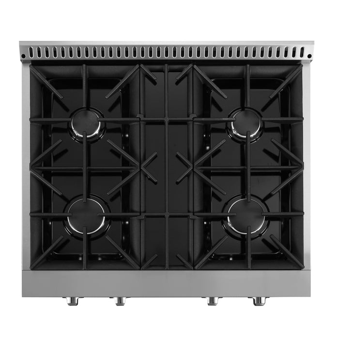 Ancona 30\" Commercial Style Slide-In Gas Cooktop - AN-2160