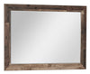 ["Derekson Bedroom Dresser Mirror - Grey"]
