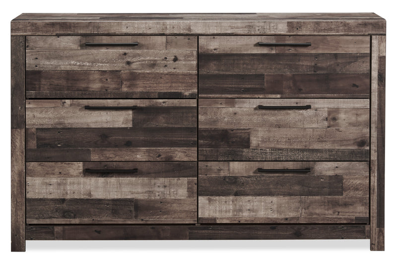 Derekson Bedroom 6-Drawer Dresser, 58.7\"W x 36.4\"H - Grey