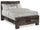 ["Derekson Panel Bed with Headboard & Frame, Grey - Queen Size"]