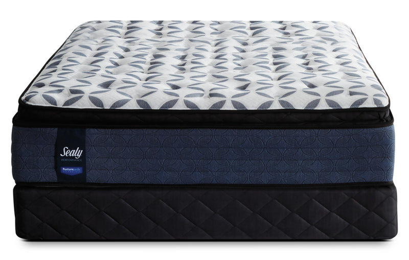 Sealy Posturepedic Kingsmill Pillow-Top Plush Low-Profile Split Queen Mattress Set