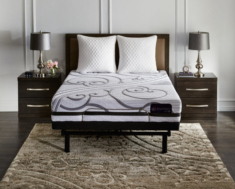 Serta iComfort® EFX3D Gravati Twin XL Mattress with Motion Essentials® 3 Adjustable Base