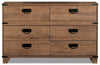 ["Driftwood 6-Drawer Dresser for Kids, 48.58\"W - Brown"]