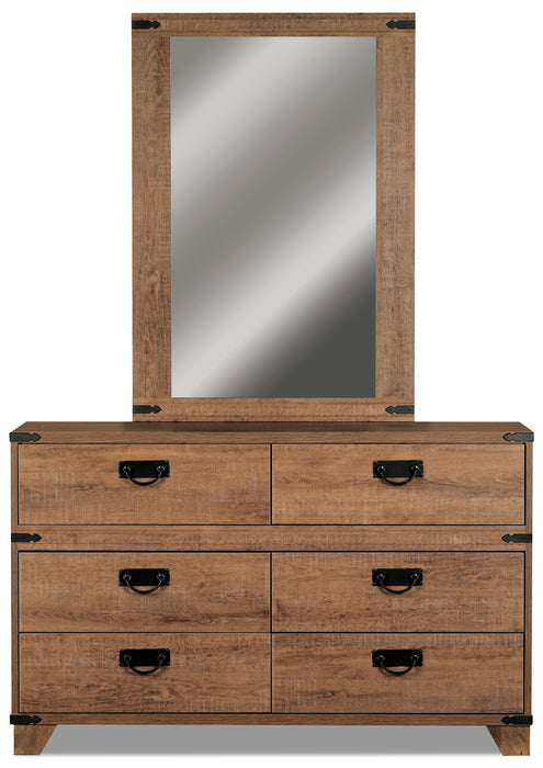 Driftwood 6-Drawer Dresser for Kids, 48.58\"W - Brown