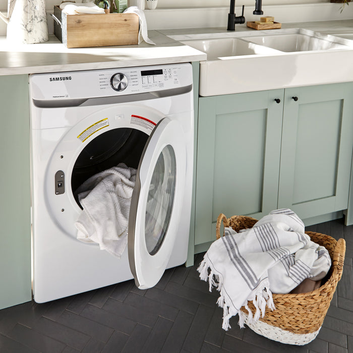 Samsung 7.5 Cu. Ft. Electric Dryer - White - Stackable - DVE45T6005W/AC