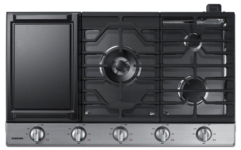 Samsung 36\" Gas Cooktop with Dual Burner – NA36K6550TS