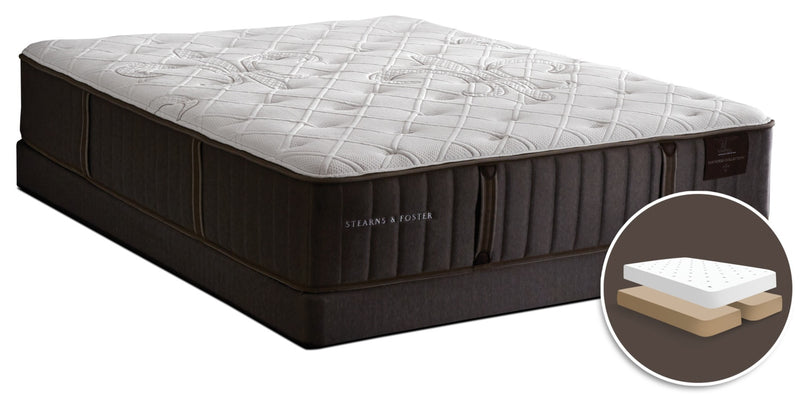 Stearns & Foster Finsbury Firm Split Queen Mattress Set