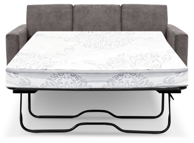 Becca Chenille Full-Size Sofa Bed – Grey