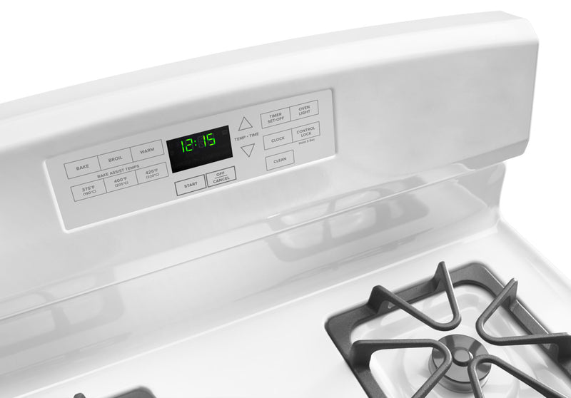 Amana 5 Cu. Ft. Gas Range with Self-Clean - White - AGR6603SFW