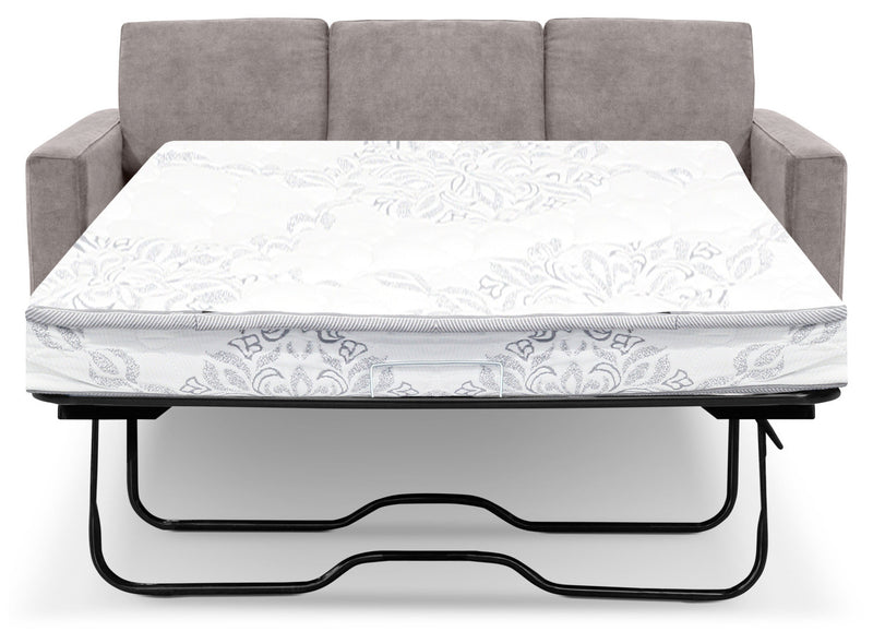 Becca Chenille Full-Size Sofa Bed – Ash