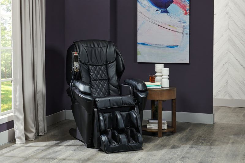 Panasonic Real Pro ULTRA Prestige™35.4\" High-Quality Synthetic Leather Massage Reclining Chair - Black