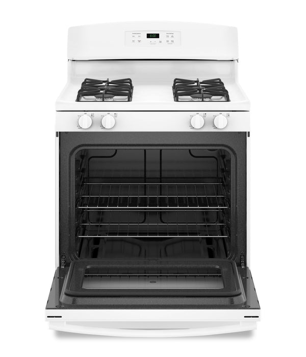 GE 4.8 Cu. Ft. Gas Range with Precise Simmer Burner and Sealed Cooktop Burner - White - JCGBS60DEKWW