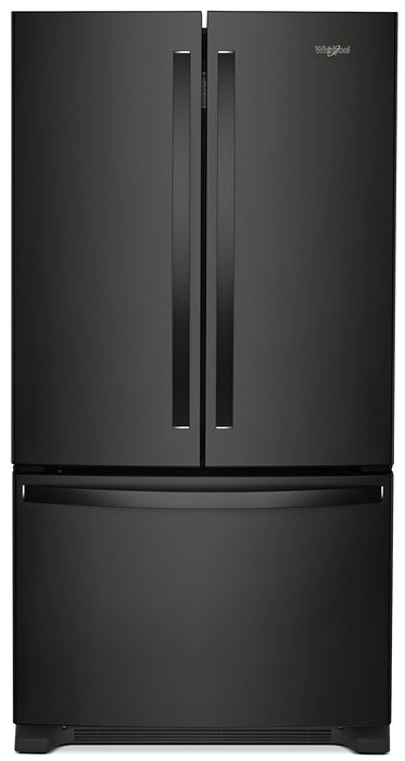 Whirlpool 36\" 25 Cu. Ft. French-Door Refrigerator - Black - WRF535SWHB