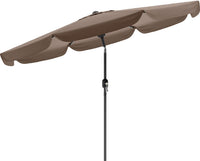 Tilting-Top Patio Umbrella – Sandy Brown