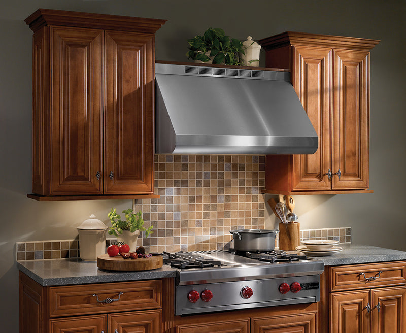Broan 48\" Pro-Style Wall-Mounted Range Hood – E6048TSSLC