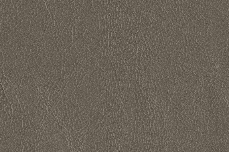 Kai Genuine Leather Ottoman – Grey