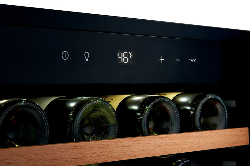 Frigidaire Gallery 23.4\" 5.3 Cu. Ft. 52-Bottle Wine Cooler Refrigerator - Stainless Steel - FGWC5233TS