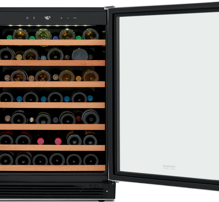 Frigidaire Gallery 23.4\" 5.3 Cu. Ft. 52-Bottle Wine Cooler Refrigerator - Stainless Steel - FGWC5233TS