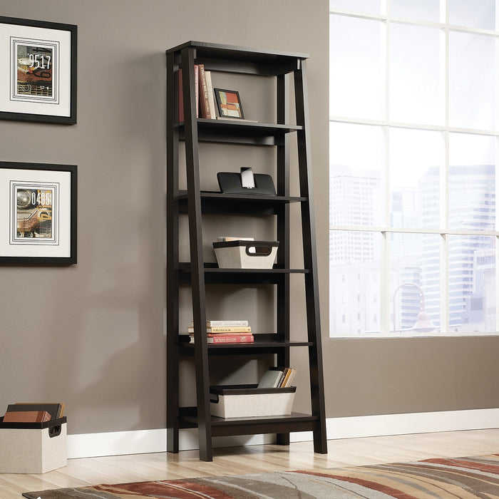 Stockbridge 23.54\" 5-Shelf Open Bookcase - Dark Brown