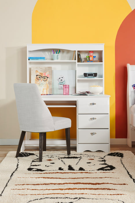 Gabi Dining Chair with Linen-Look Fabric - Grey