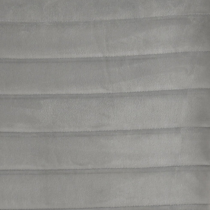 Garbo Dining Chair with Velvet Fabric, Wood - Grey