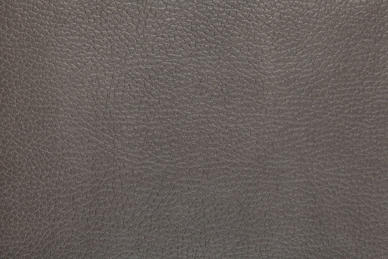 Andi 62\" Leather-Look Fabric Loveseat with Button Tufting - Grey