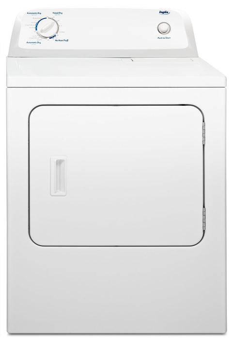 Inglis 4.0 Cu. Ft. Top-Load Washer and 6.5 Cu. Ft. Electric Dryer – White