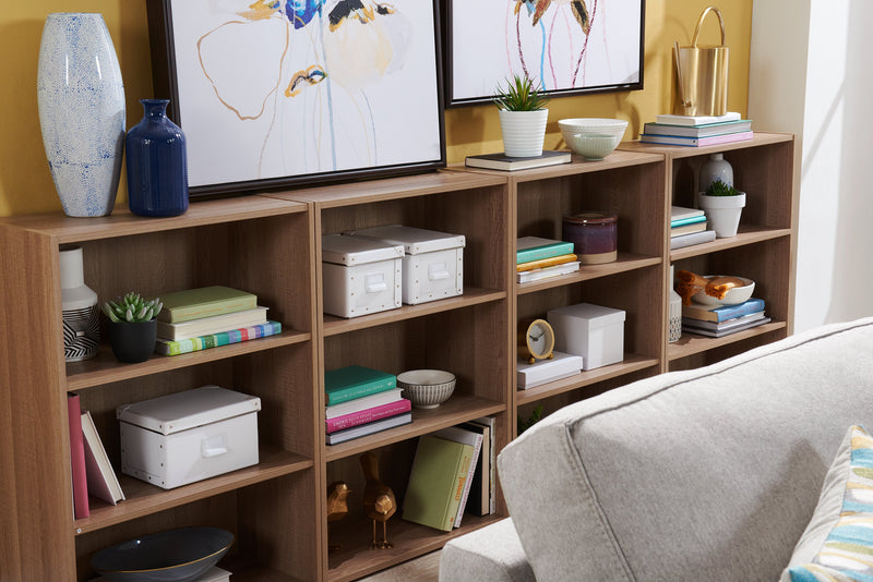 Grady 24.5\" 3-Shelf Bookcase - Summer Oak 