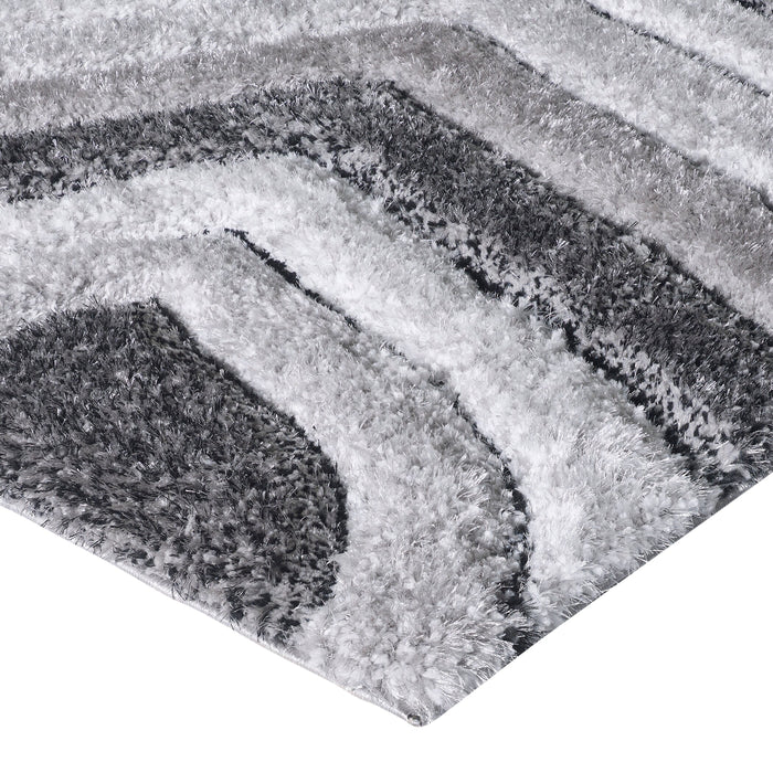 Gray Shade Area Rug - 5' x 7'6\"