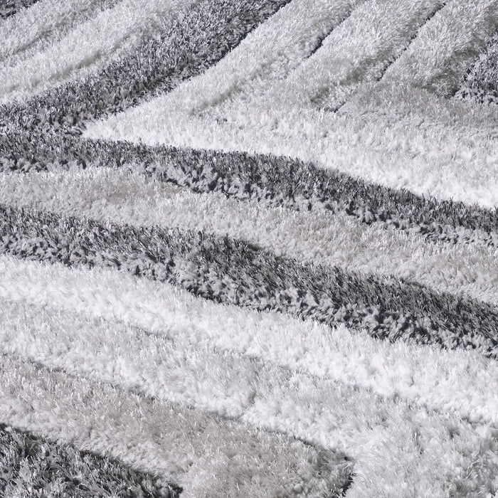 Gray Shade Area Rug - 5' x 7'6\"