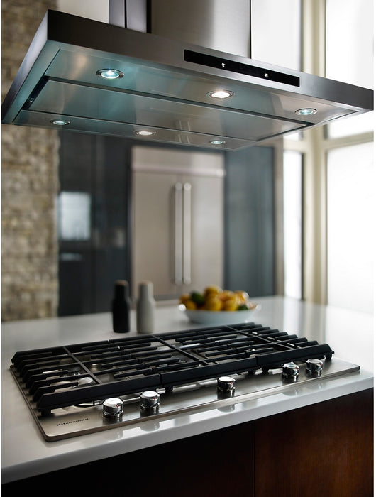 KitchenAid 36\" 5-Element Gas Cooktop - Stainless Steel - KCGS556ESS