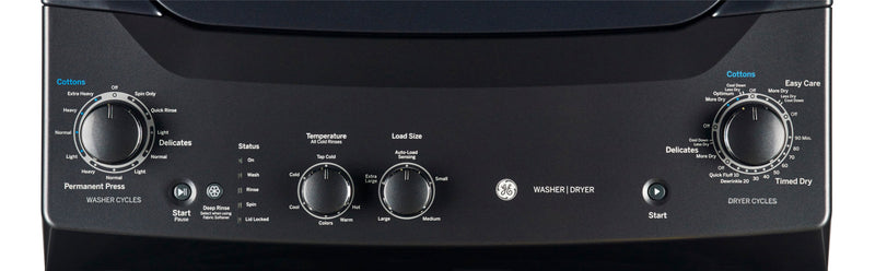 GE Unitized Electric Spacemaker 4.4 Cu.Ft. Washer and 5.9 Cu.Ft Dryer – GUD37ESMMDG