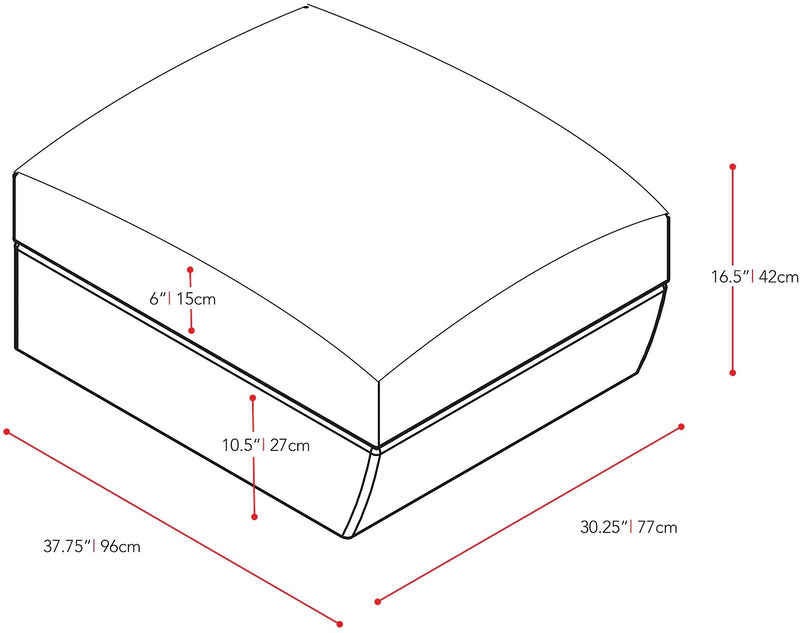 Seattle Patio Ottoman