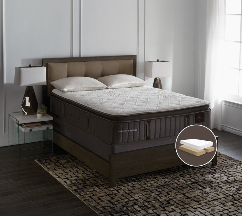Stearns & Foster Princedale Medium Pillow-Top Split Queen Mattress Set