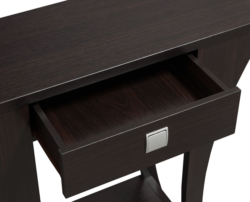 Manila 19.5\" Accent Table with Drawer - Brown