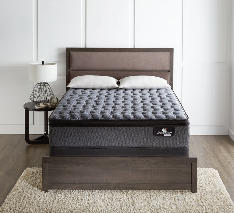 Serta® iCollection® Senna Firm Euro-Top Queen Mattress Set