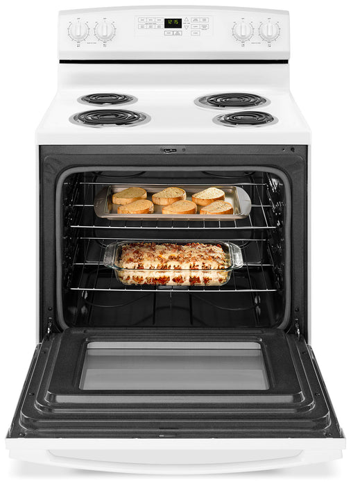 Amana 4.8 Cu. Ft. Electric Range with Self-Clean - White - YACR4503SFW