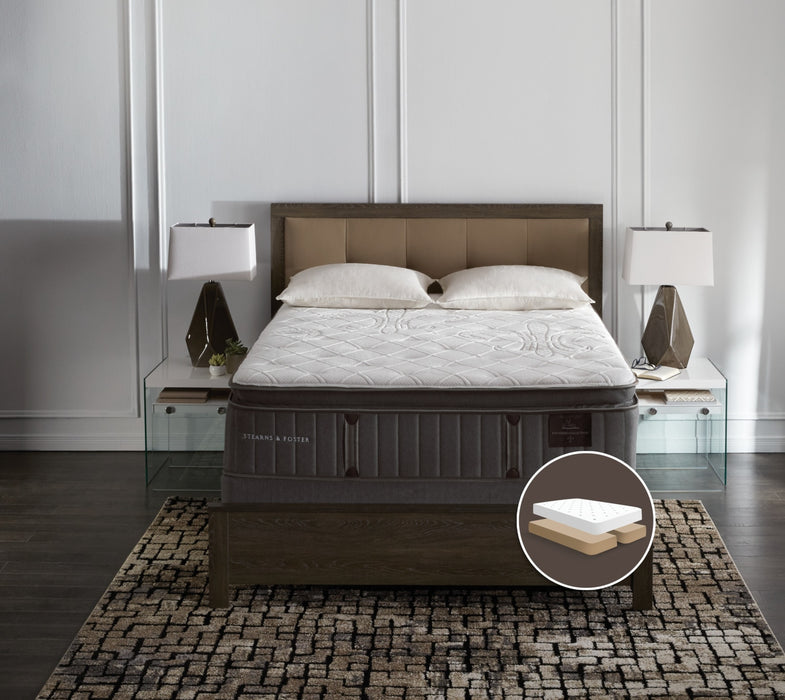 Stearns & Foster Princedale Medium Pillow-Top Split Queen Mattress Set