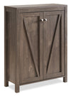 Levi 31\" Shoe Storage Cabinet - Hazelnut