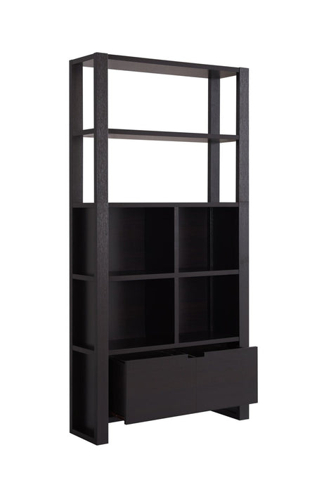 Oscar Owen 36\" Bookcase with Drawer & 6 Shelves - Espresso