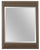 ["Olivia Bedroom Dresser Mirror, Made in Canada - Grey"]