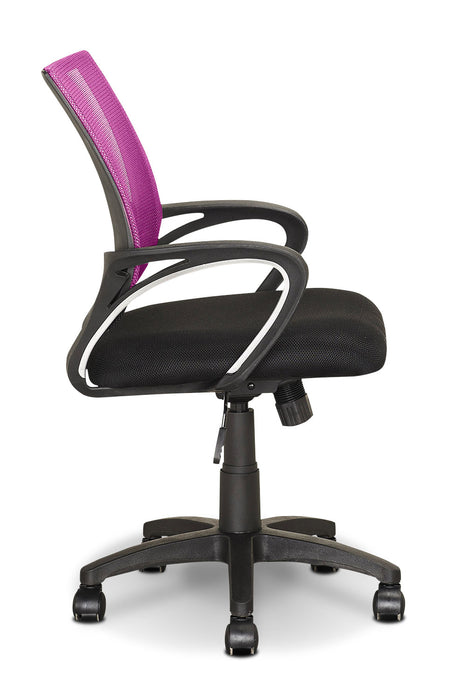 Loft 21\" Mesh Office Chair - Pink