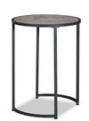 Jacki 18.25\" Chairside Table - Grey Stone-Look